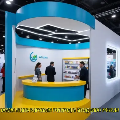 desain stand pameran minimalis situbondo murah